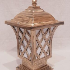 Outdoor gate lamps